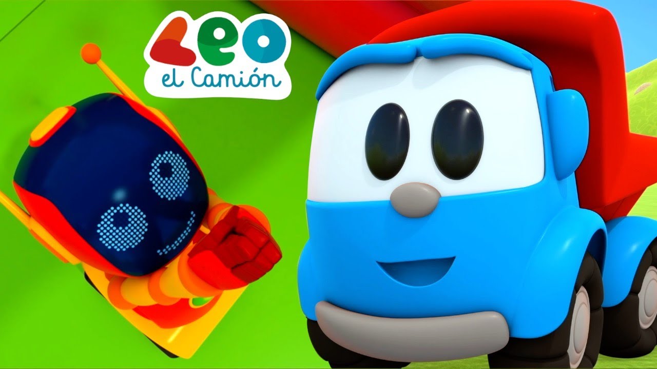 Aventura en trampolín con los robots - Canciones Infantiles en TV Para Niños