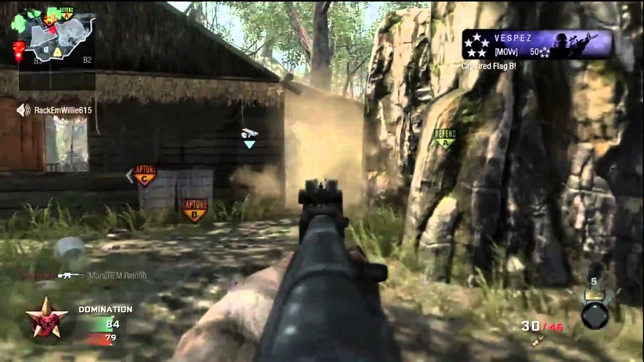 Call of Duty Black Ops - Jungle - Domination (56-4) No Commentary - IzDivine