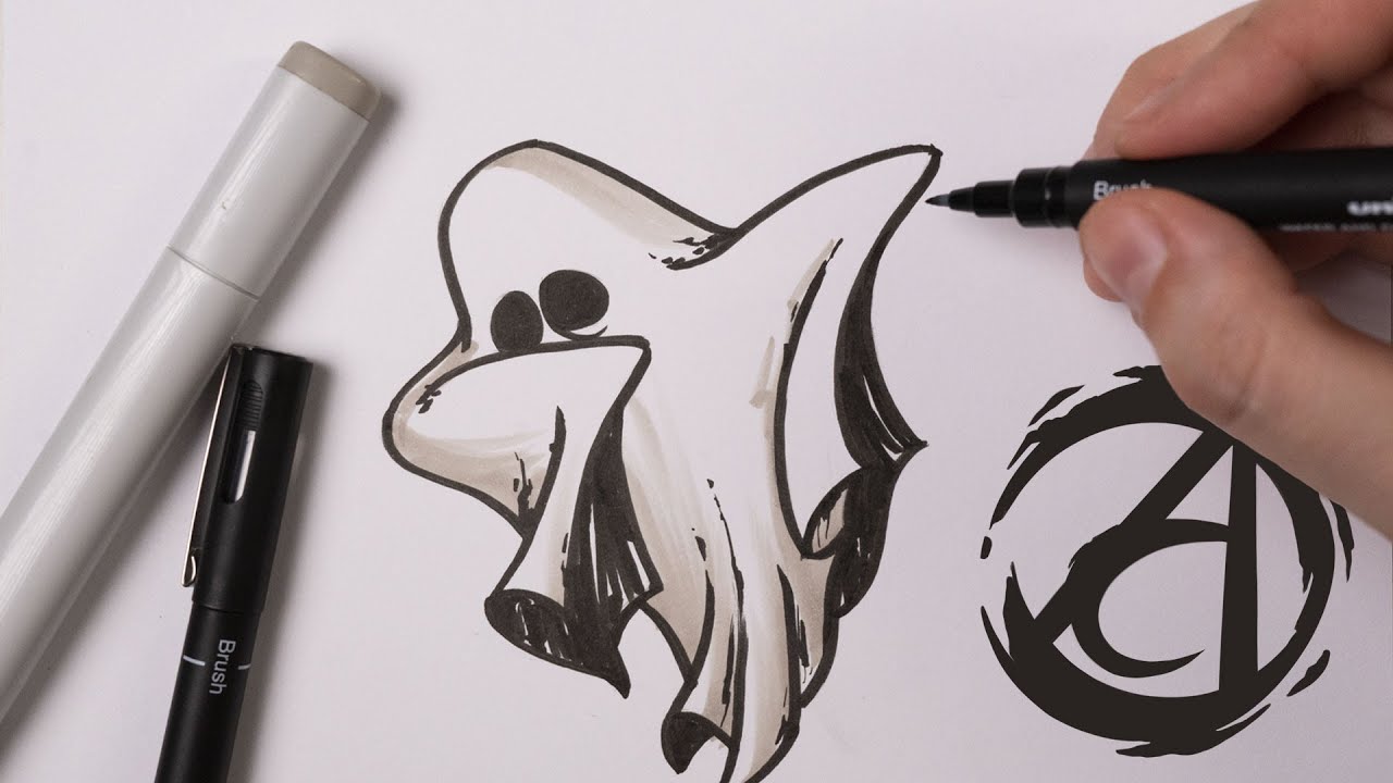 COMO DESENHAR UM FANTASMA MANEIRO 👻 com a Dai Oliveira