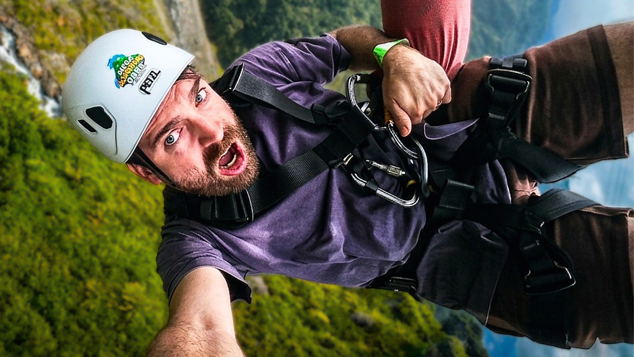 NAJBARDZIEJ ekstremalny skok?! 100m w przepaść 😱🇪🇨