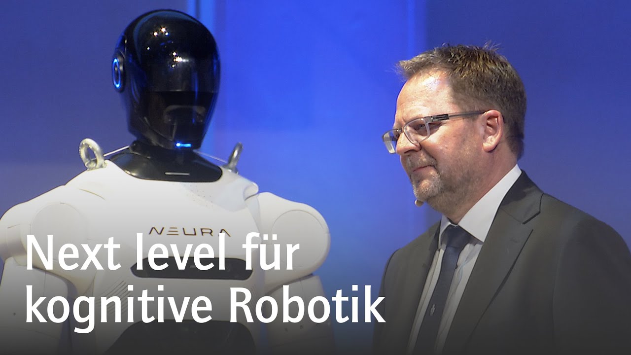 Jens Knut Fabrowsky von NEURA Robotics bei der acatech Festveranstaltung 2025 in Berlin