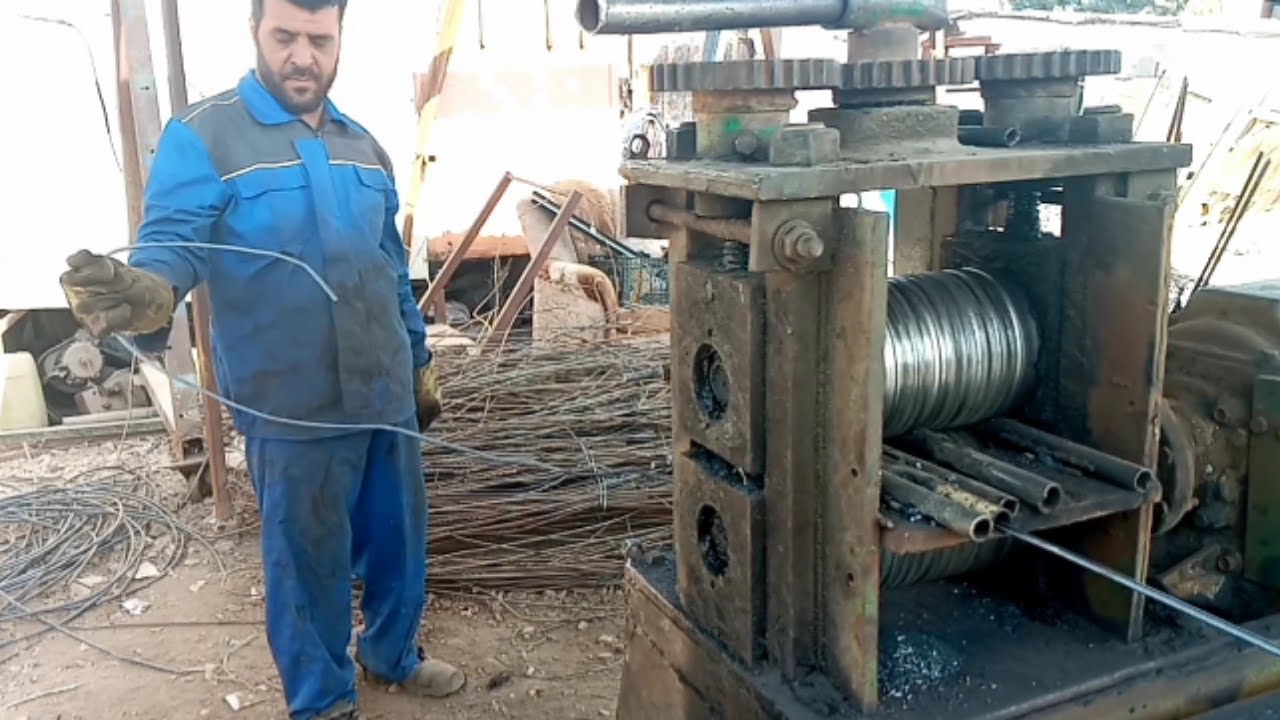 Smoothing Scrap Metal Wire / How Is Made