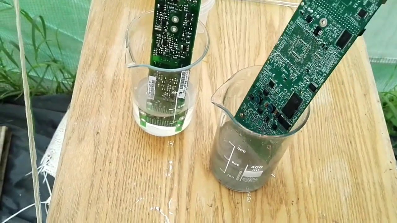 Solder removal from a circuit board