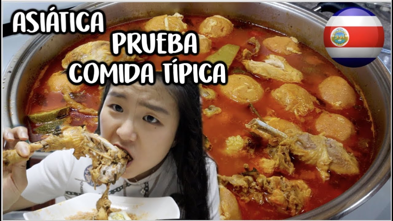 🇨🇳 Asiática PRUEBA COMIDA TÍPICA de Costa Rica 🇨🇷VLOGMAS 1|Es Checky|