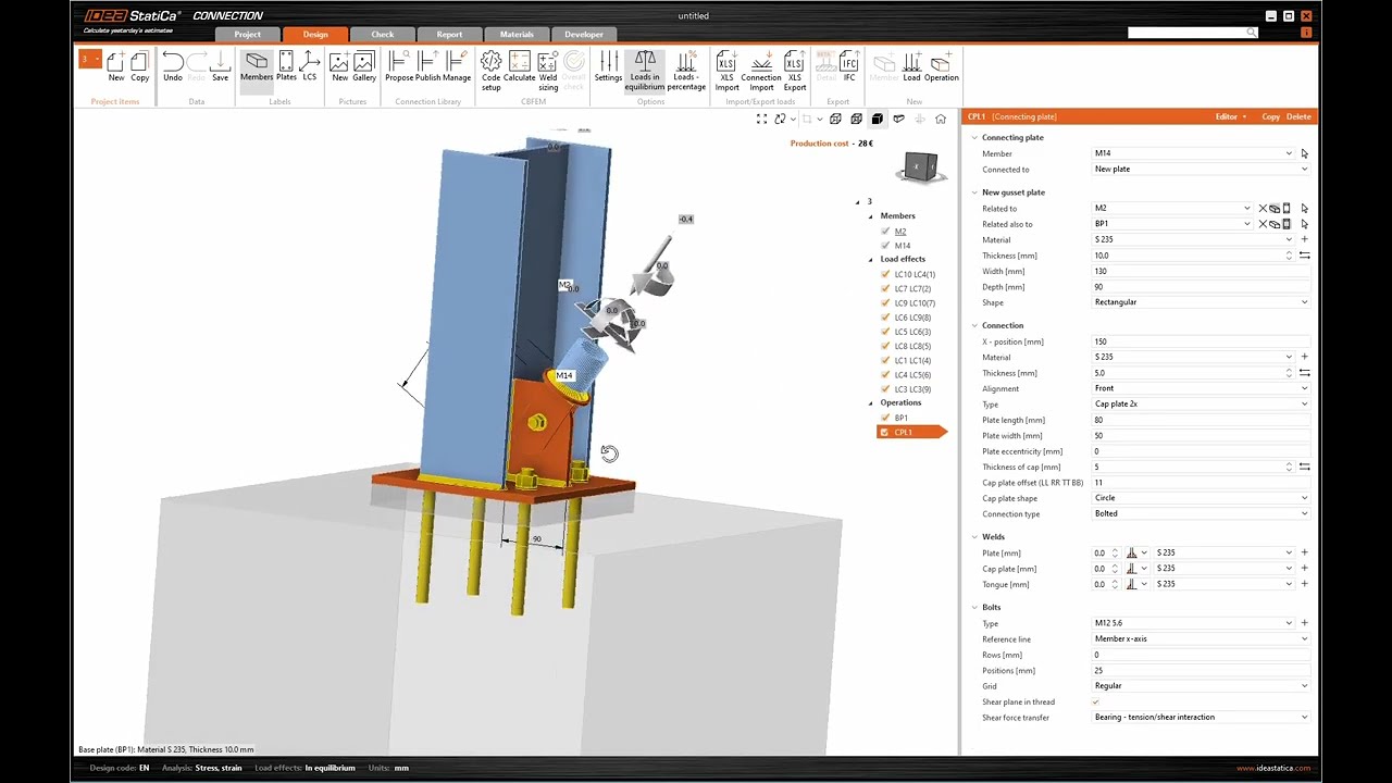 RFEM and RSTAB to IDEA StatiCa steel workflow