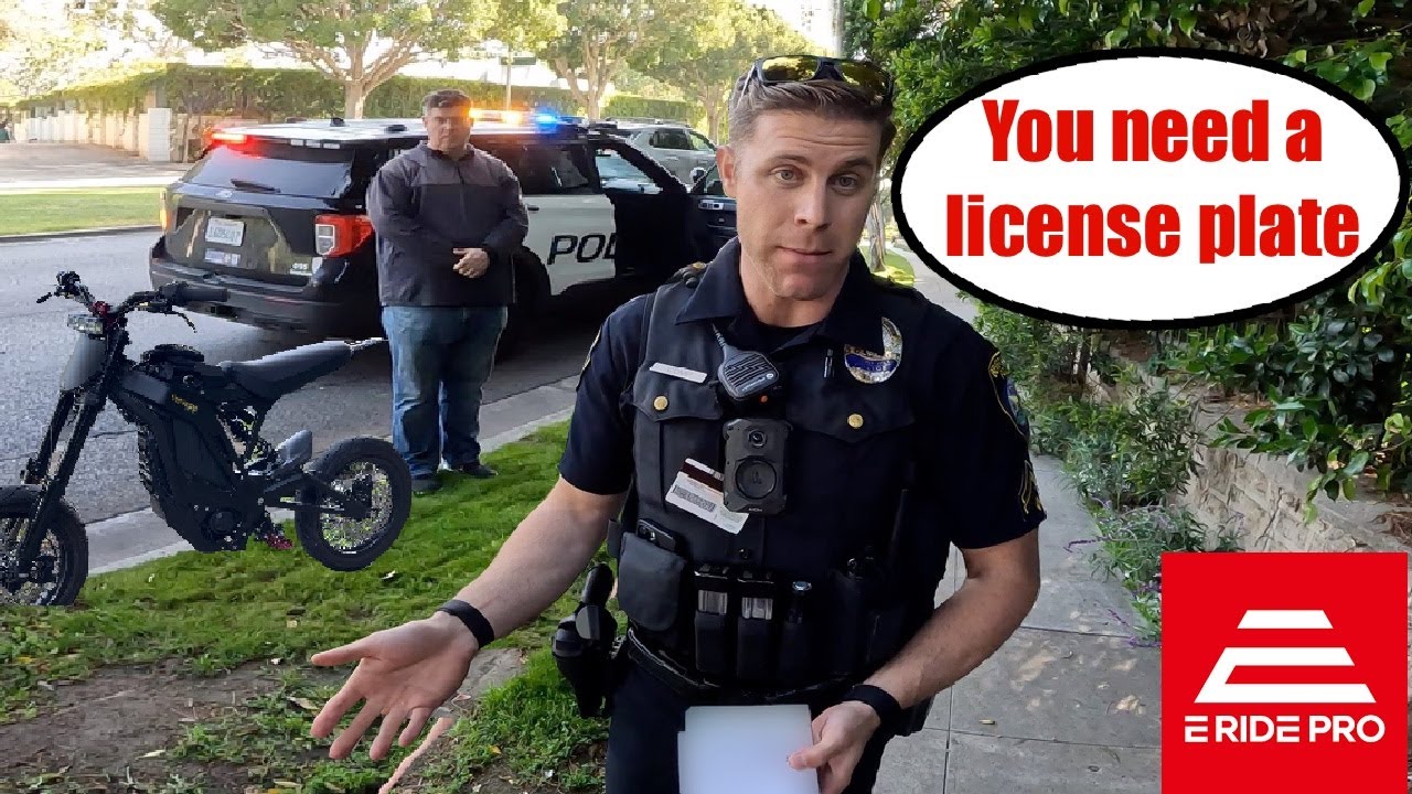 COPS almost took my E-Bike!