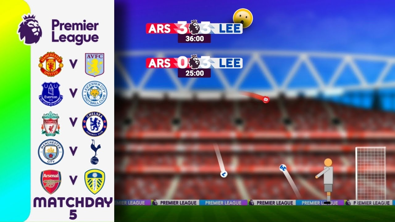 Remontada for Arsenal in 10 minutes !! - Premier league matchweek 5 | Beat The Keeper