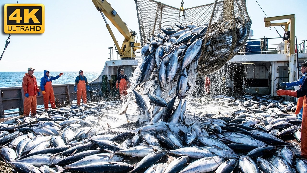 The Net Closed… and 20,000 Giant Mackerel Filled the Ocean Around the Ship