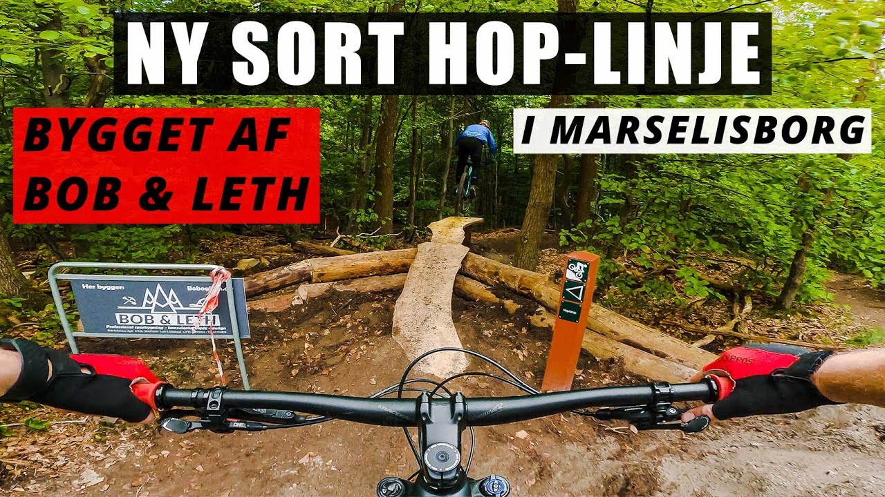 Ny sort MTB hop-linje i Marselisborg Skoven - The Last Jack Sparrow - Ny sektion på sporet!
