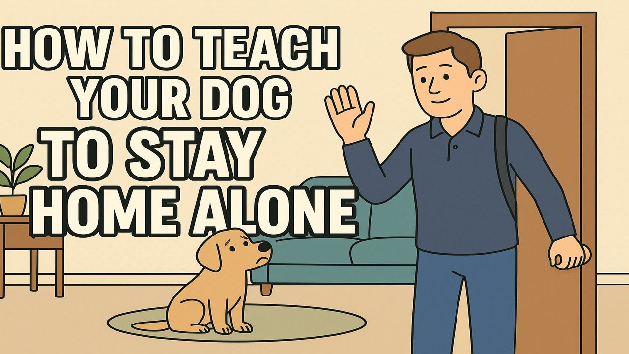 How to Teach Your Dog to Stay Home Alone