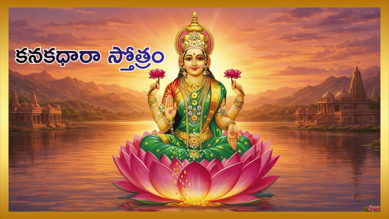 🌸 శ్రీ కనకధారా స్తోత్రం || Sri Kanakadhara Stotram ||  Adi Shankaracharya’s Kanakadhara Stotram ||