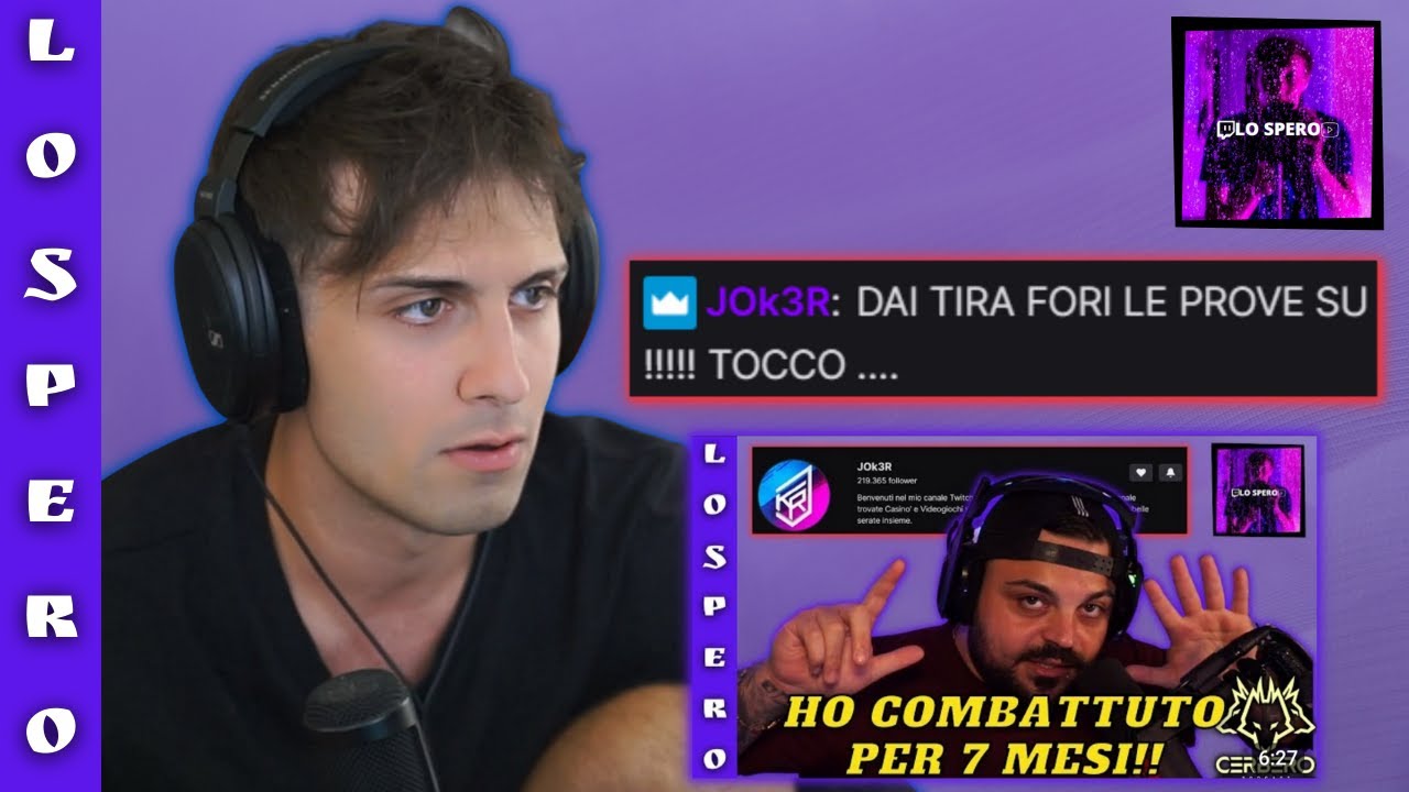 BLUR REAGISCE A JOKER SBANNATO DA TWITCH MA JOKER INTERVIENE IN CHAT E NON LA PRENDE PER NIENTE BENE