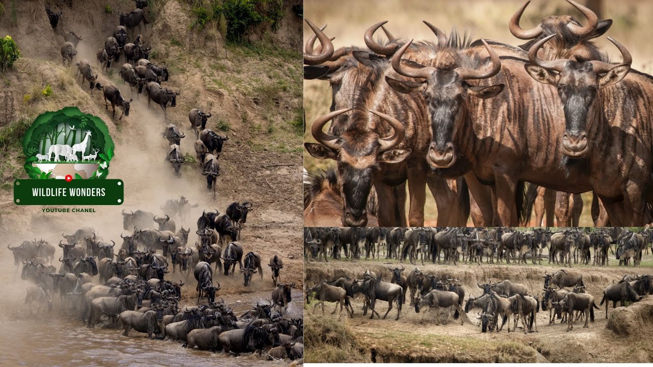 The Marvelous Migration: Journey of Wildebeests in Kenya and Tanzania | Wildlife Wonders