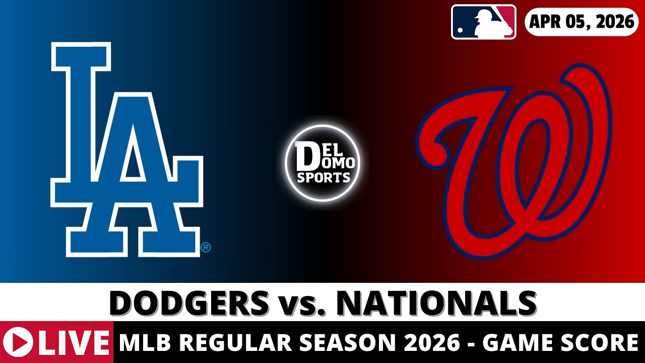 LOS ANGELES DODGERS VS WASHINGTON NATIONALS ⚾️ MLB Opening Week Game Score Radio Play-by-Play
