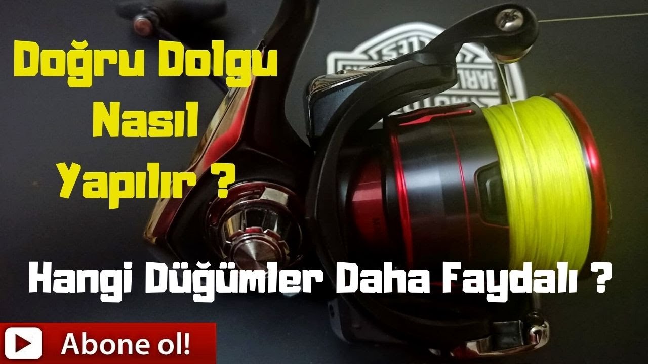 OLTA MAKİNESİNE MİSİNA NASIL SARILIR ? | DOLGU NASIL YAPILIR ? | KULLANILAN DÜĞÜMLER