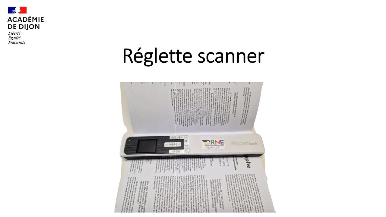 Réglette scanner au service de l'Ecole inclusive
