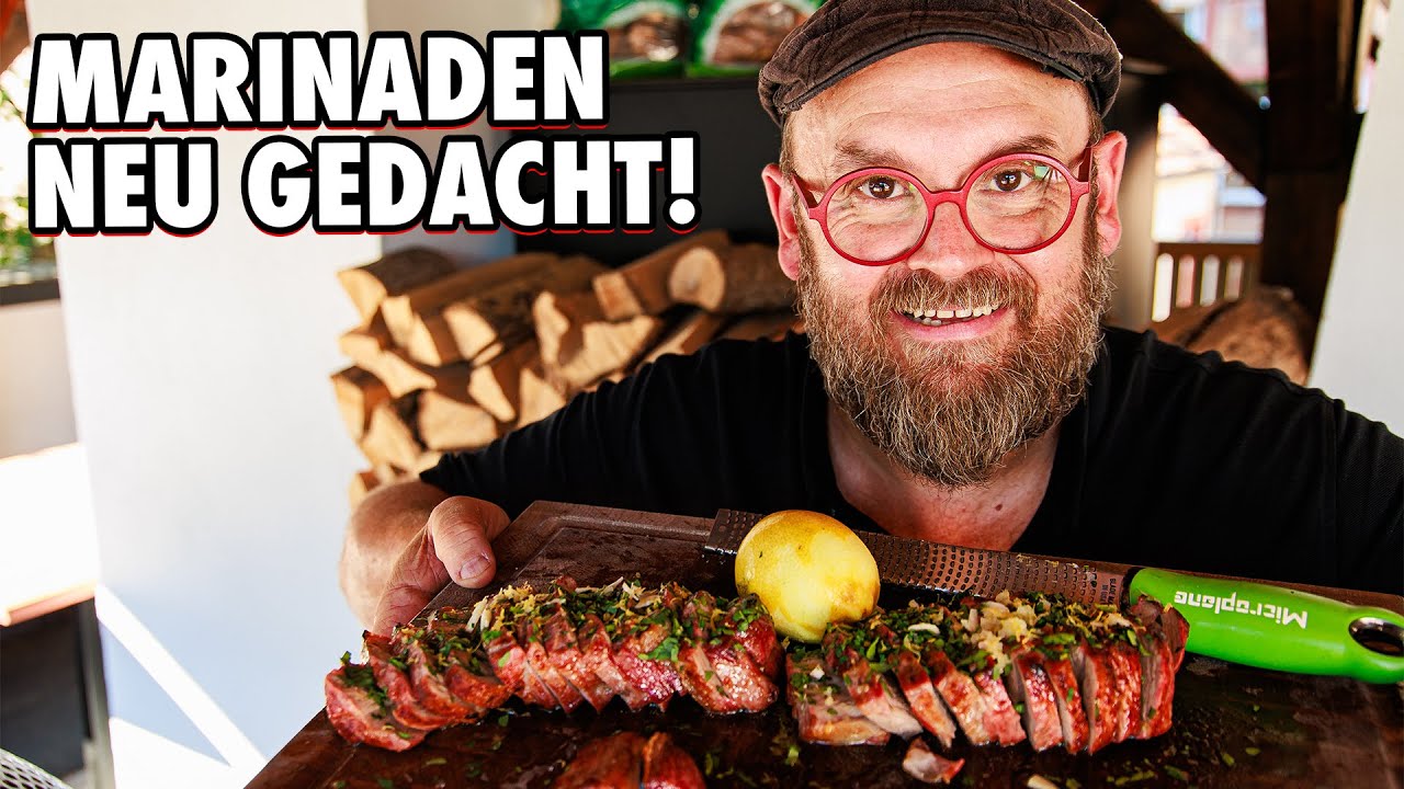 Marinierter Schweinenacken vom Grill 🔥🔪 Mit Zitrone als Geheimzutat 🍋
