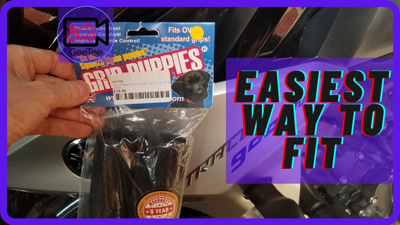 Easiest Way to fit Grip Puppies, Heated Grips or New Grips