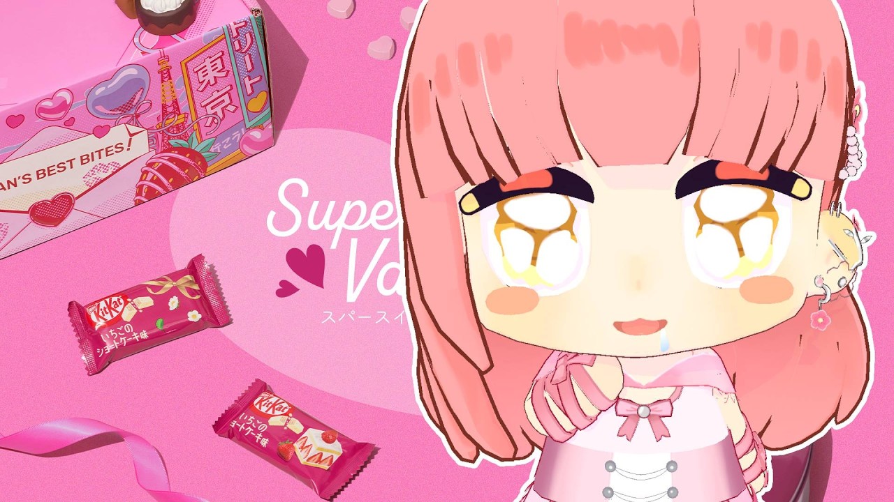 【Handcam】unboxing japanese valentine's snackies! 💘