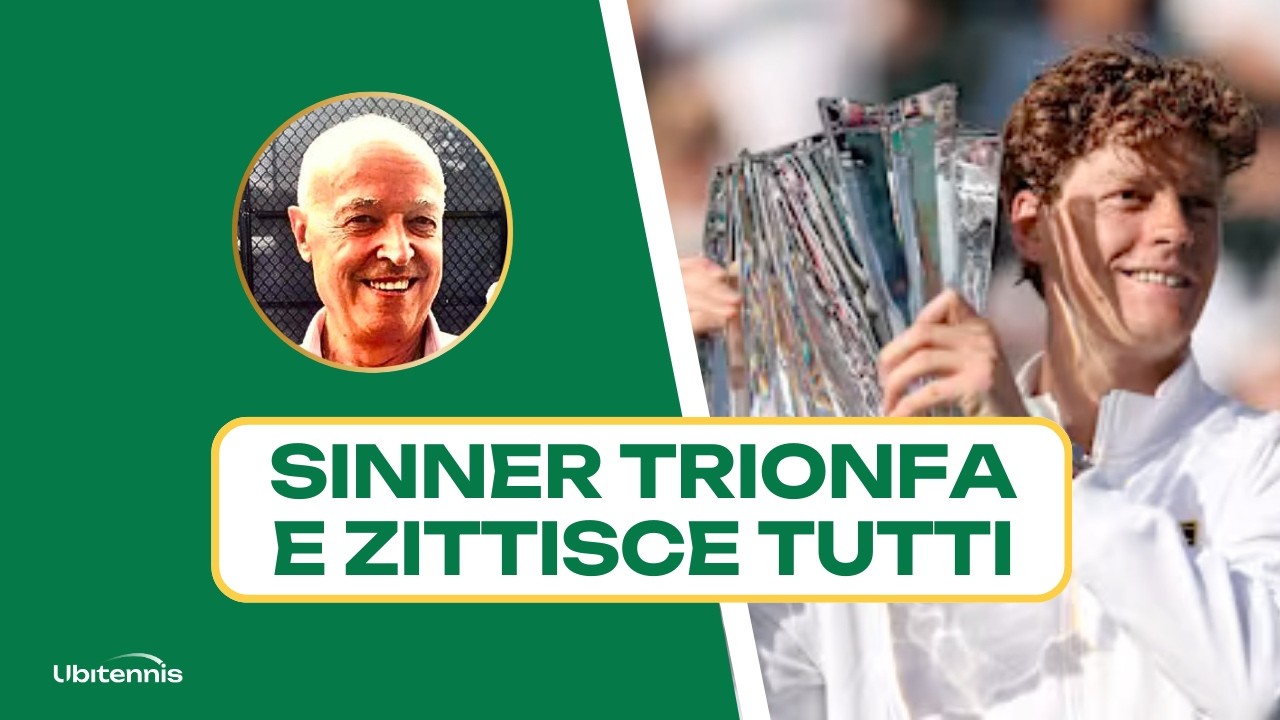 Il trionfo di Sinner mette tutti  a tacere 