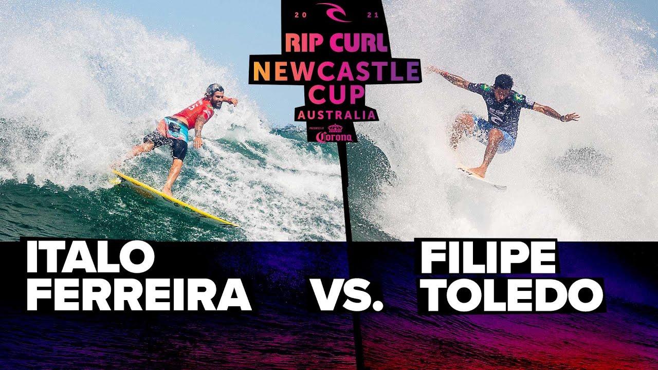 Italo Ferreira vs Filipe Toledo | Heat Replay Semifinal Rip Curl Newcastle Cup Heat Replay