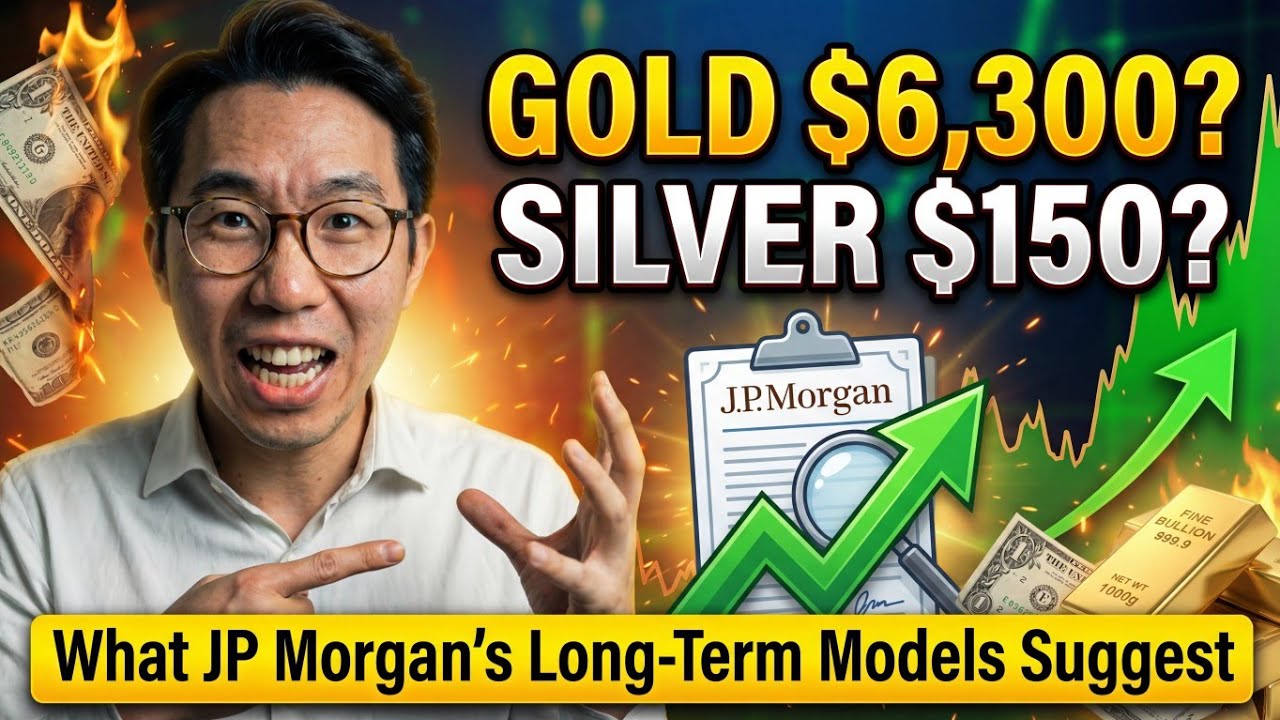 Gold $6,300? Silver $150? What JP Morgan's Long-Term Models Suggest