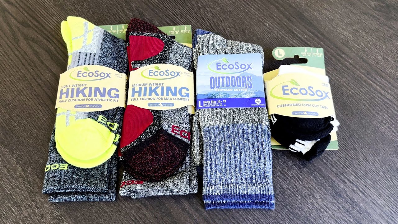 Ecosox Bamboo Viscose Cushioned Hiking Socks - Review - Amazon
