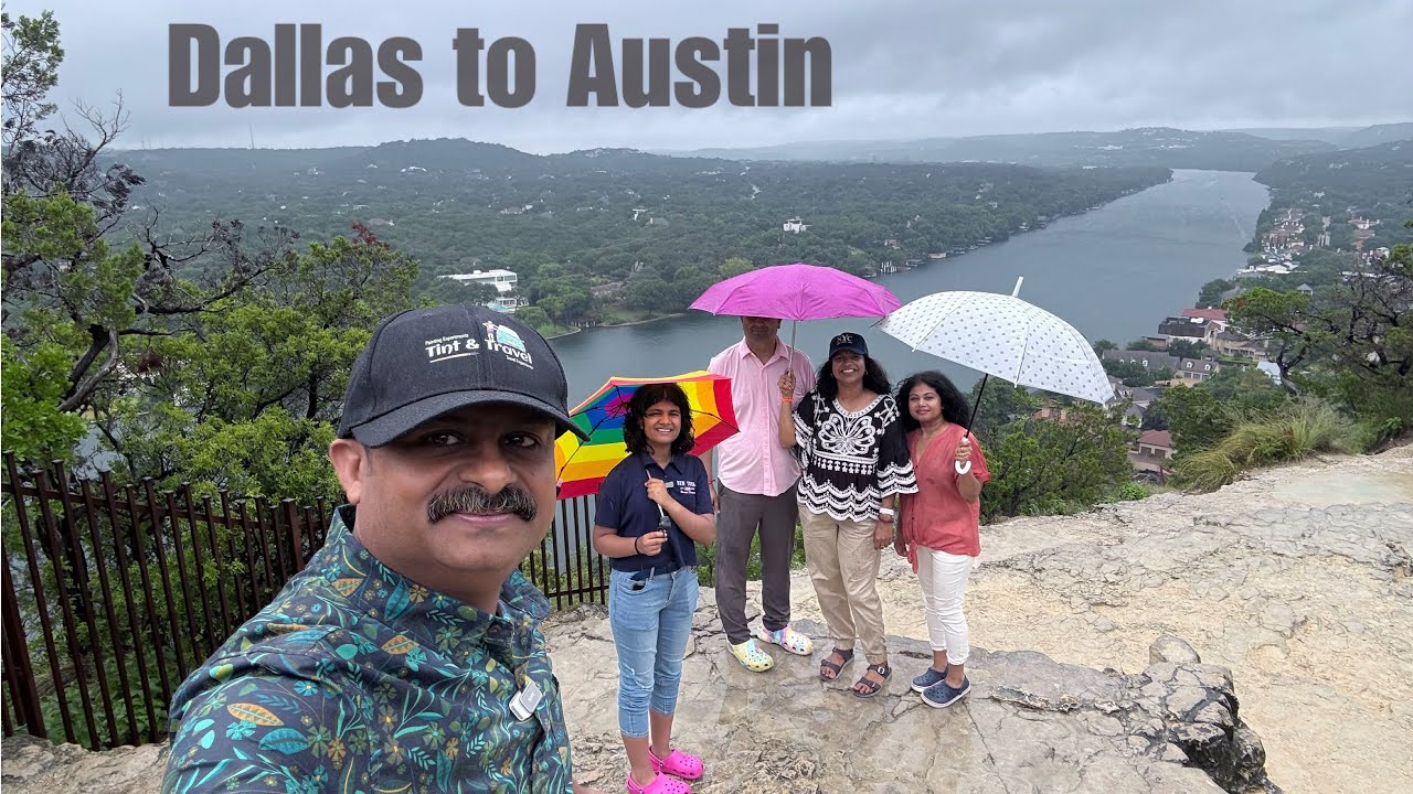 Rainy July 4th Road Trip | Dallas to Austin | Mount Bonnell Views | Buc-ee’s 