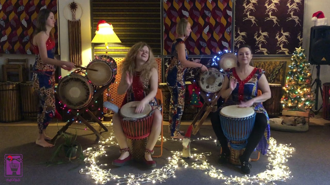 Bębny djembe i dundun z Folk'n'Roll. Rytm Diansa.