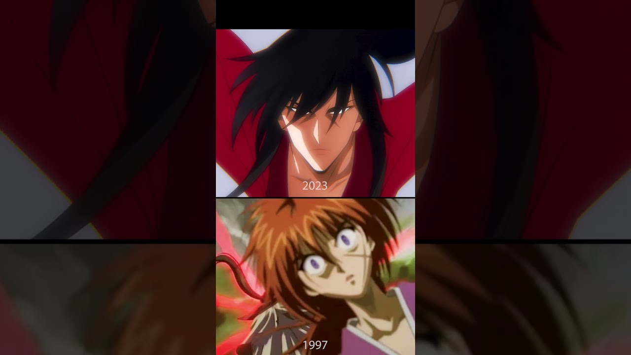 Rurouni Kenshin Kuzuryusen Technique: 1997 vs. 2023 Side-by-Side #samuraianime