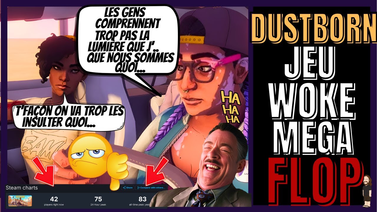 DUSTBORN LE JEUX LE PLUS WOKE DU MOMENT FAIT UN MEGA FLOP(GAME,USA)