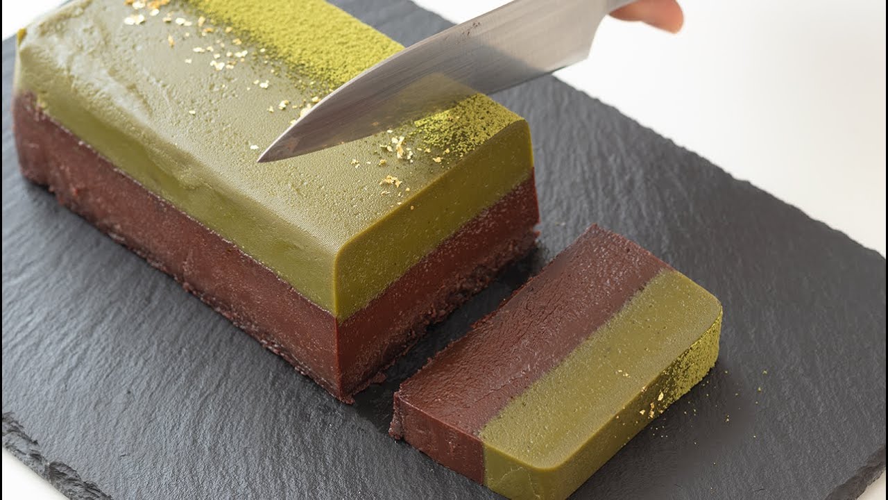 Matcha & Chocolate Layer Terrine｜HidaMari Cooking