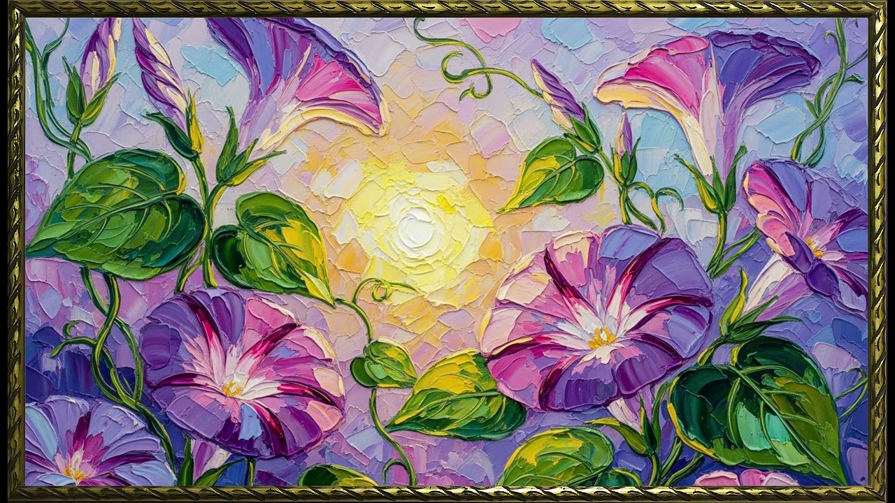 Floral Fantasy in Soft Pastels| Dreamy Spring Floral Art for Frame TV | 4K Screensaver