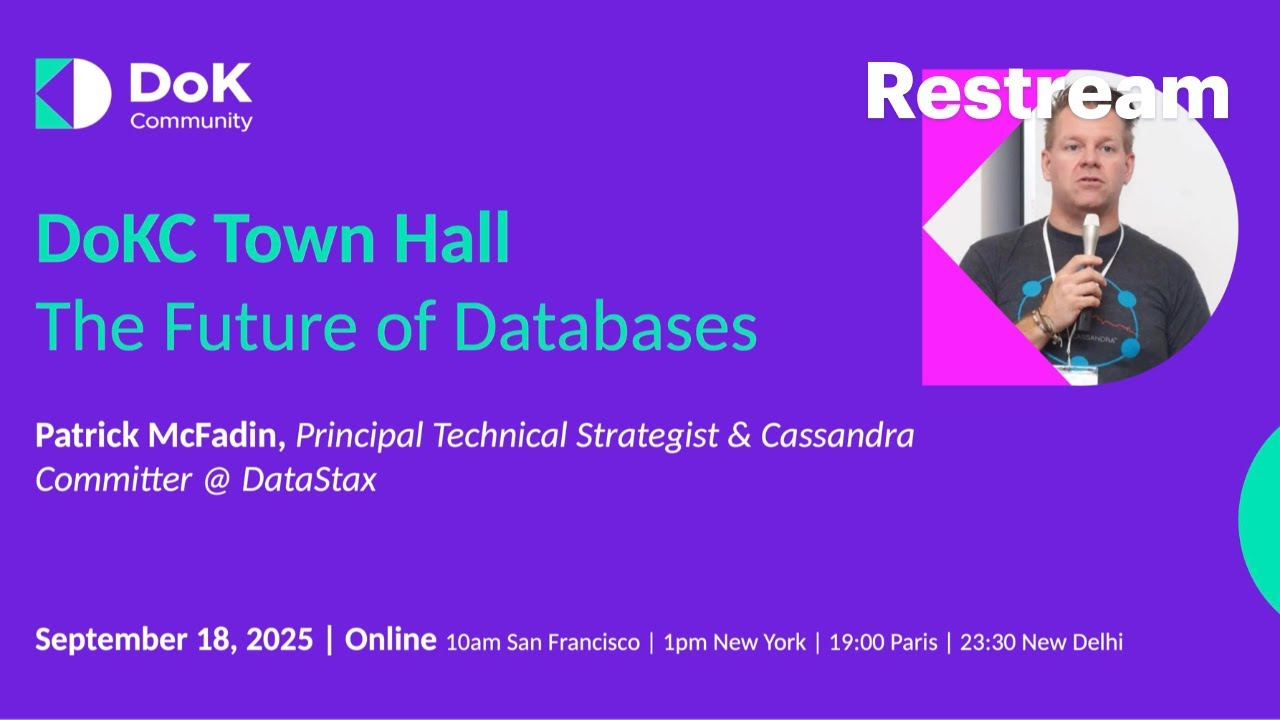 September DoK Town Hall: The Future of Databases