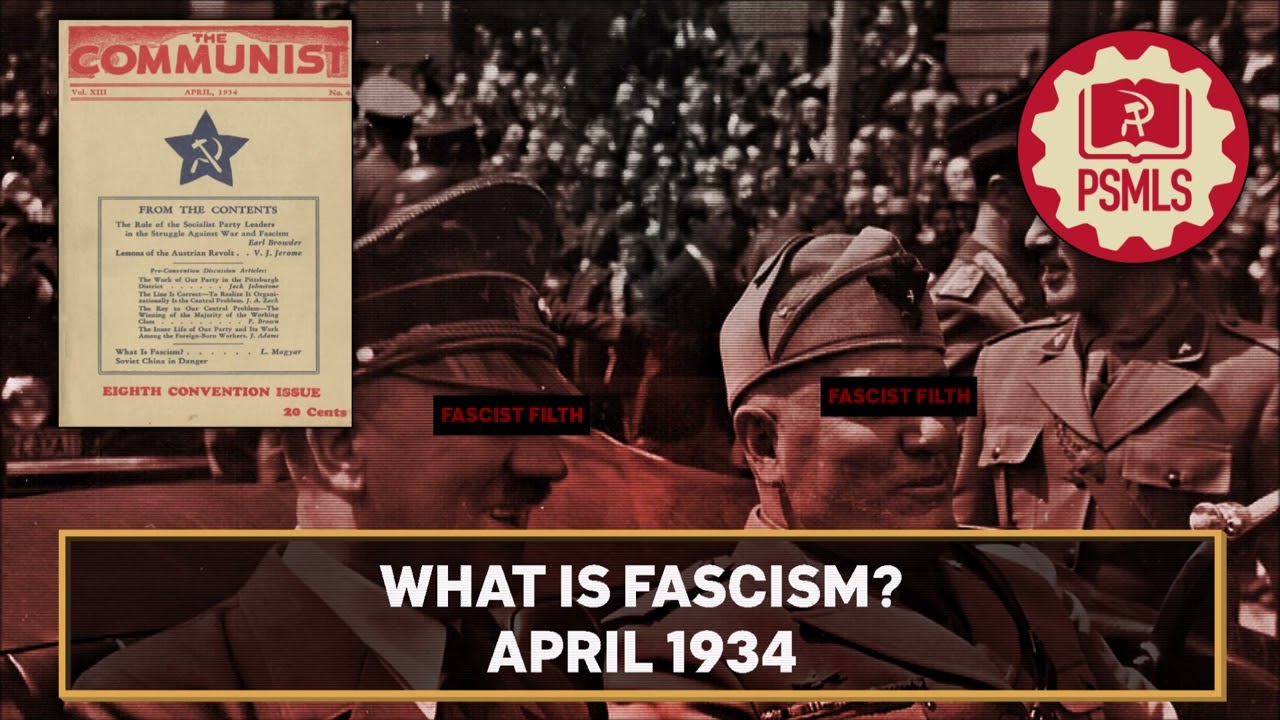 What is Fascism? ─ PSMLS Reads