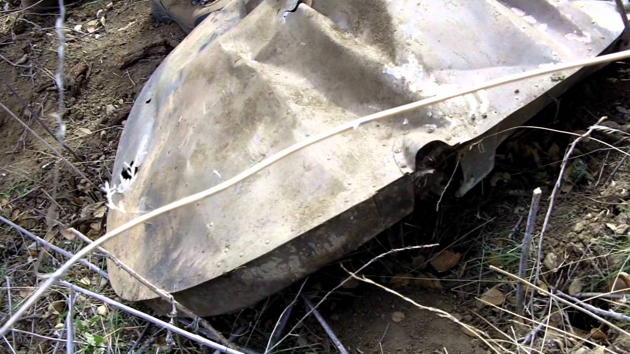 Crashed Douglas C-53 Skytrooper and Waco CG-4A Glider accident in 1943