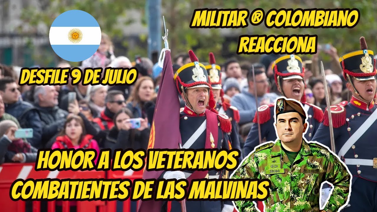 Militar ® Colombiano Reacciona DESFILE MILITAR 9 DE JULIO ARGENTINA...VIVA LA PATRIA / PARTE 1