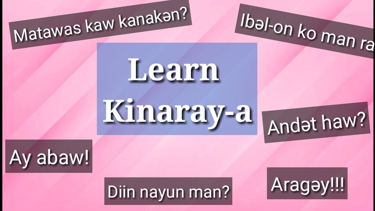 GOING TO THE MARKET in KINARAY-A |Learn KINARAY-A| Kinaray-a Language|
