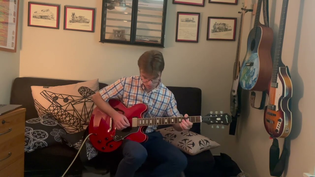 Cycle of Dominants  (Jamey Abersold Play Along Volume 1, Track 9) - Jazz Guitar Improvisation