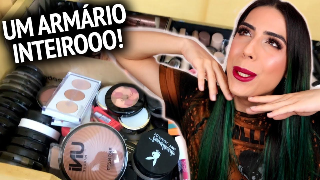 TOUR PELA MINHA COLEÇÃO DE MAKE 💸