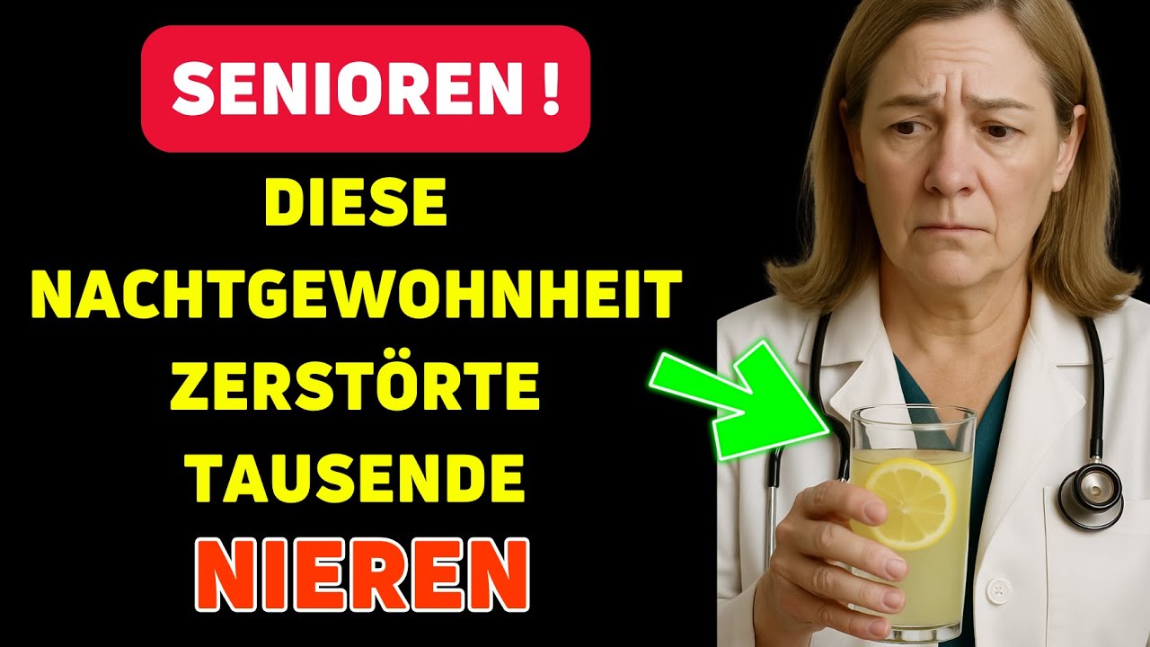 Du VERLIERST deine NIEREN, wenn du DAS nachts WEITERHIN tust!