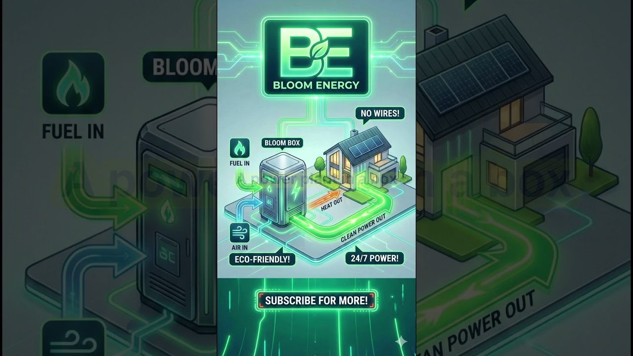 "Electricity Without the Grid: The Bloom Box Powering AI Centers."