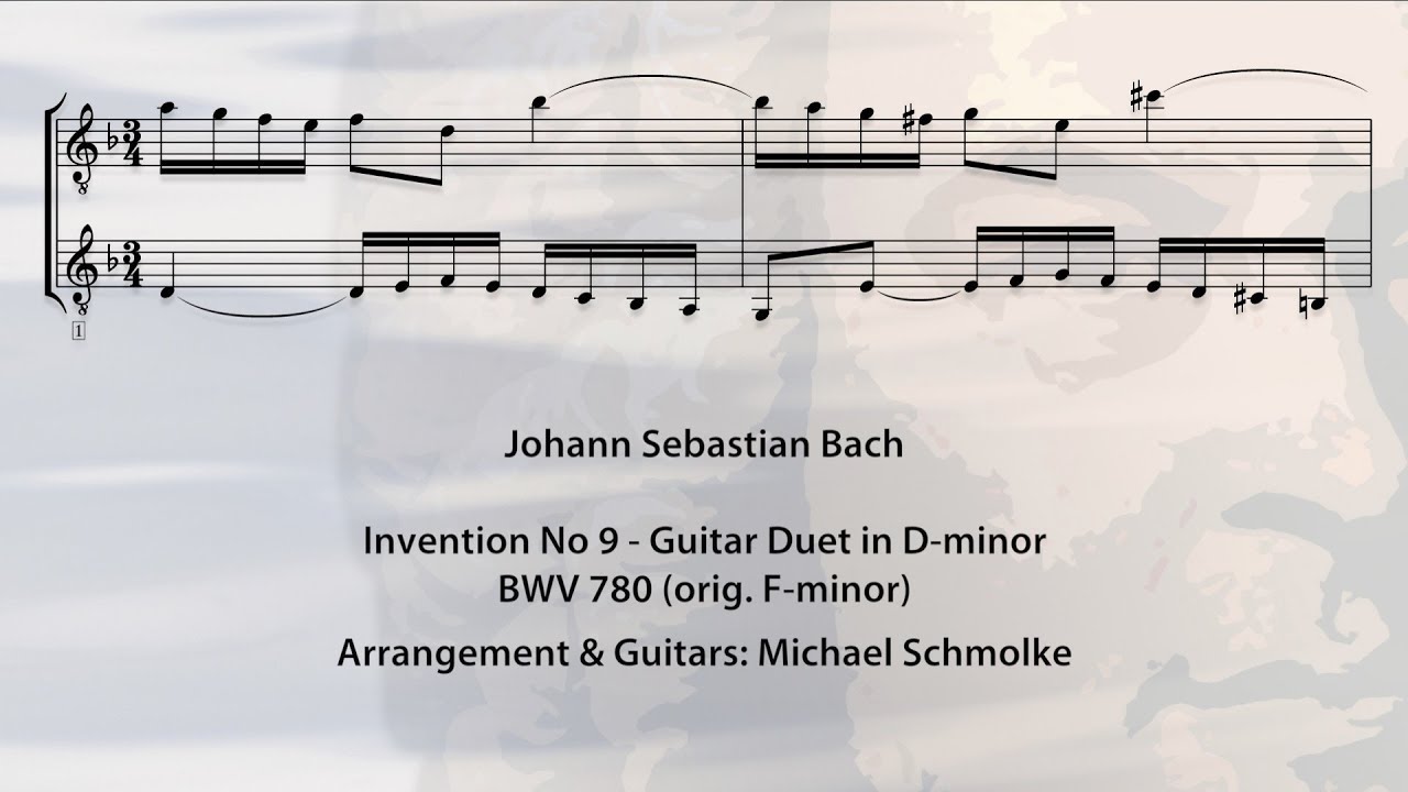 Invention No 9 - Guitar Duet in D-minor