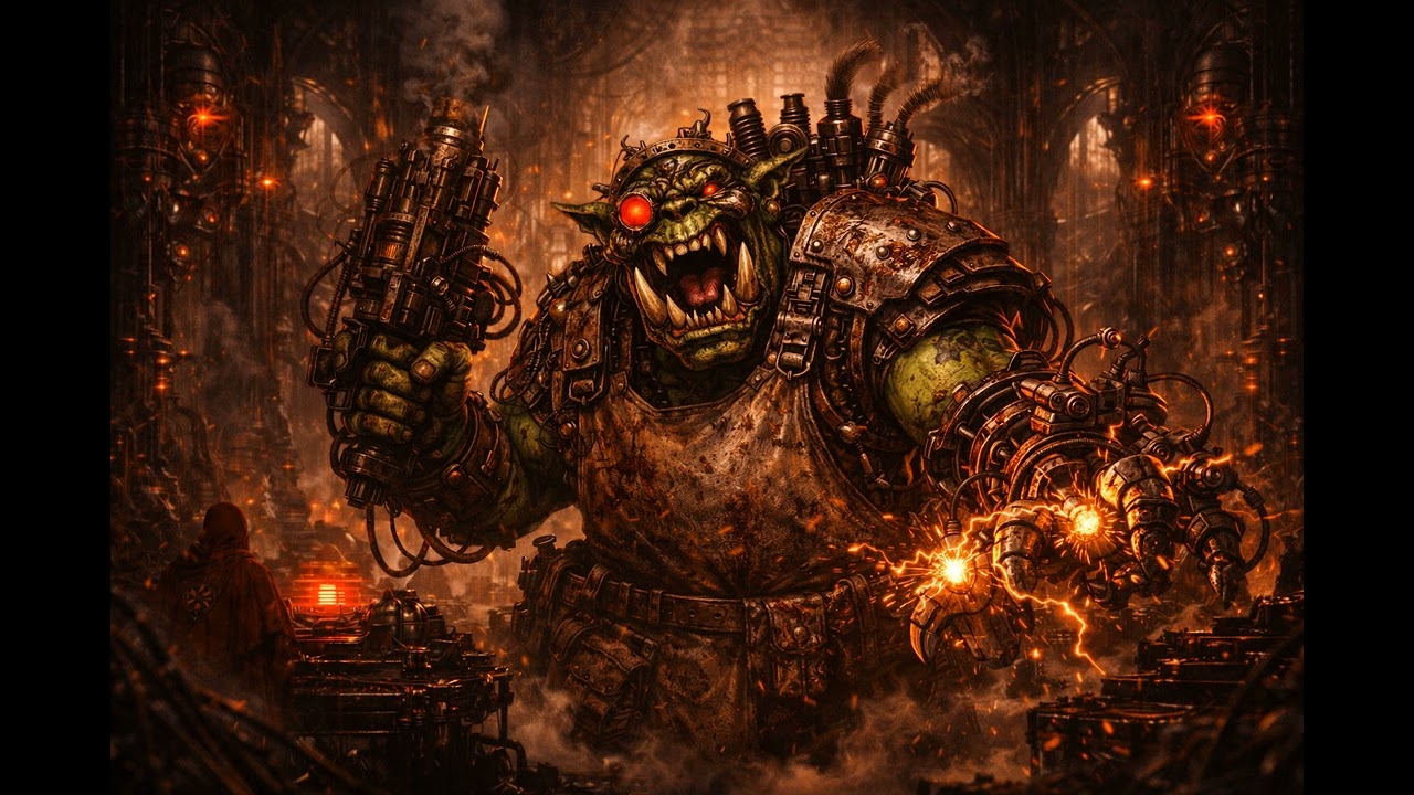 “BUILD IT BIGGA” – Mekboy Iron Forge Anthem | Ork 40K Metal