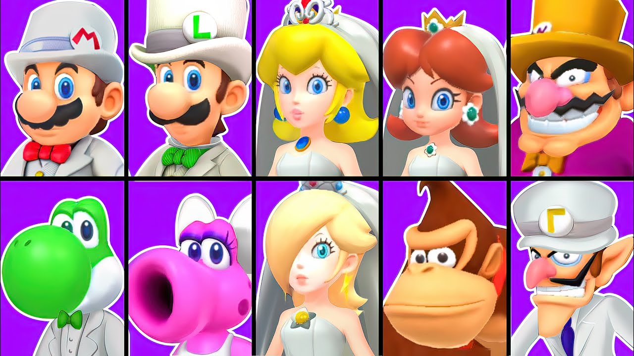 Mario Party Superstars - Special All Characters Wedding Outfit (Hardest Difficulty)