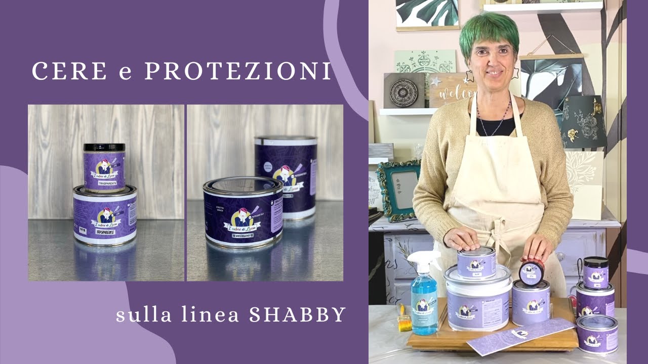 PROTEZIONI e CERE: cosa sono e come si usano sulla Pittura Gesso SHABBY | I COLORI DI LUCIA