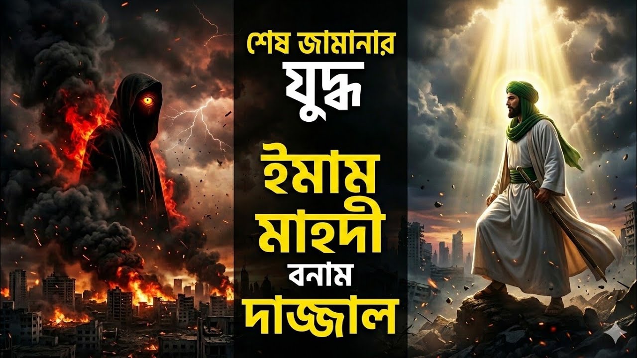দাজ্জালের শেষ সময়! আকাশ থেকে নামবেন ঈসা (আ.) | Islamic Light Bangla