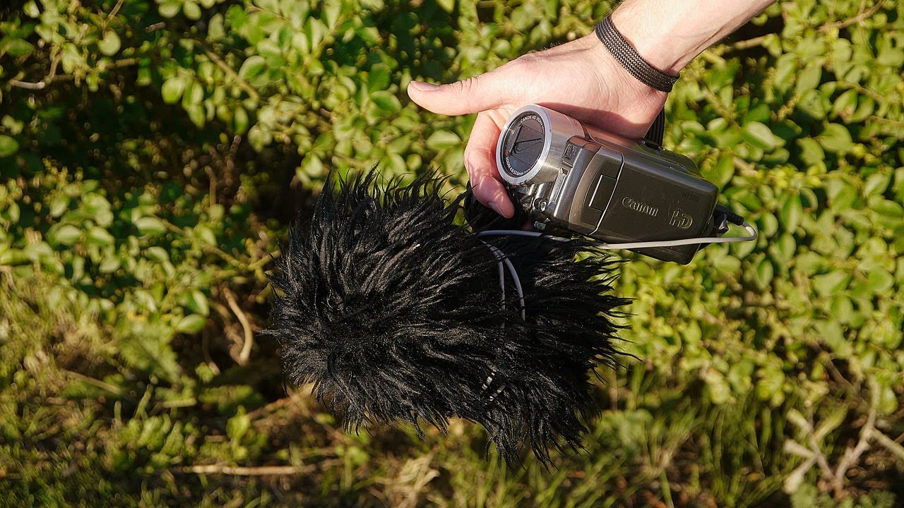 DIY Shotgun Microphone (with wind shield & in-built shock mount)