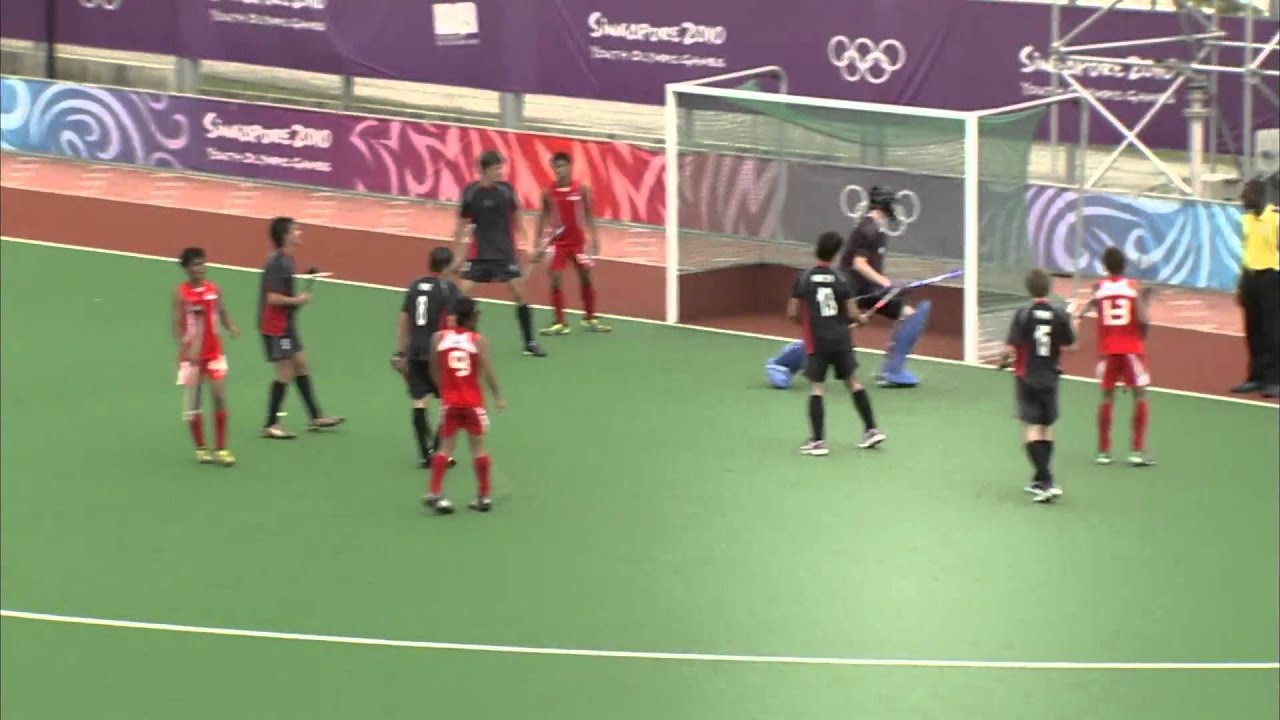 Chile vs Singapore - Men's Hockey 5th-6th Classification - Singapore 2010 Youth Games