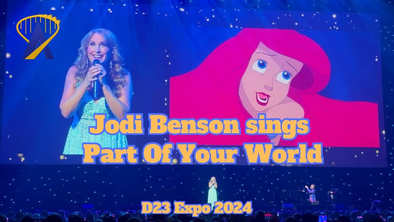 Voice of Ariel, Jodi Benson, Sings Part of Your World from The Little Mermaid at D23 2024